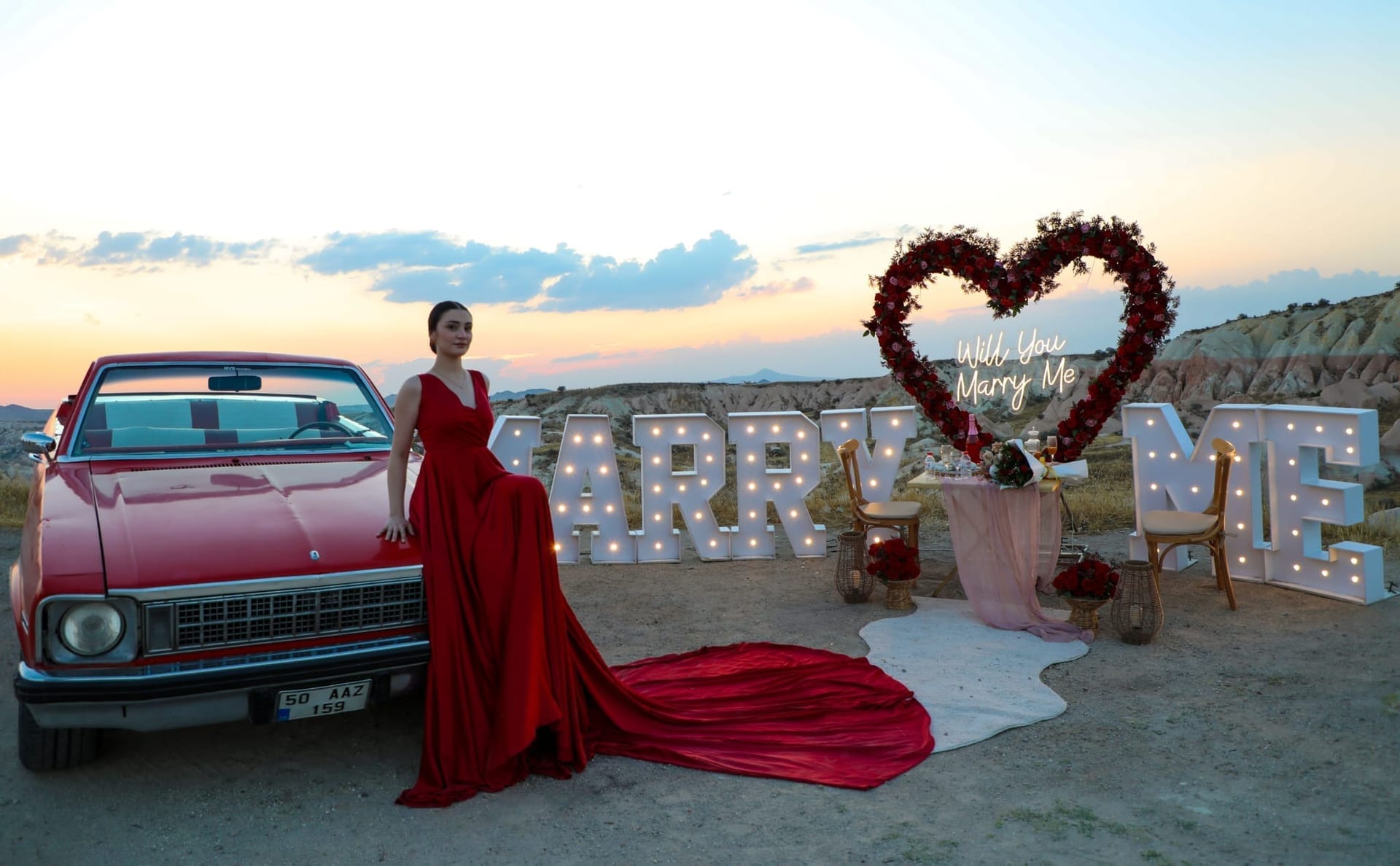 Evlilik Teklifi Konsept Kurulumu - 3